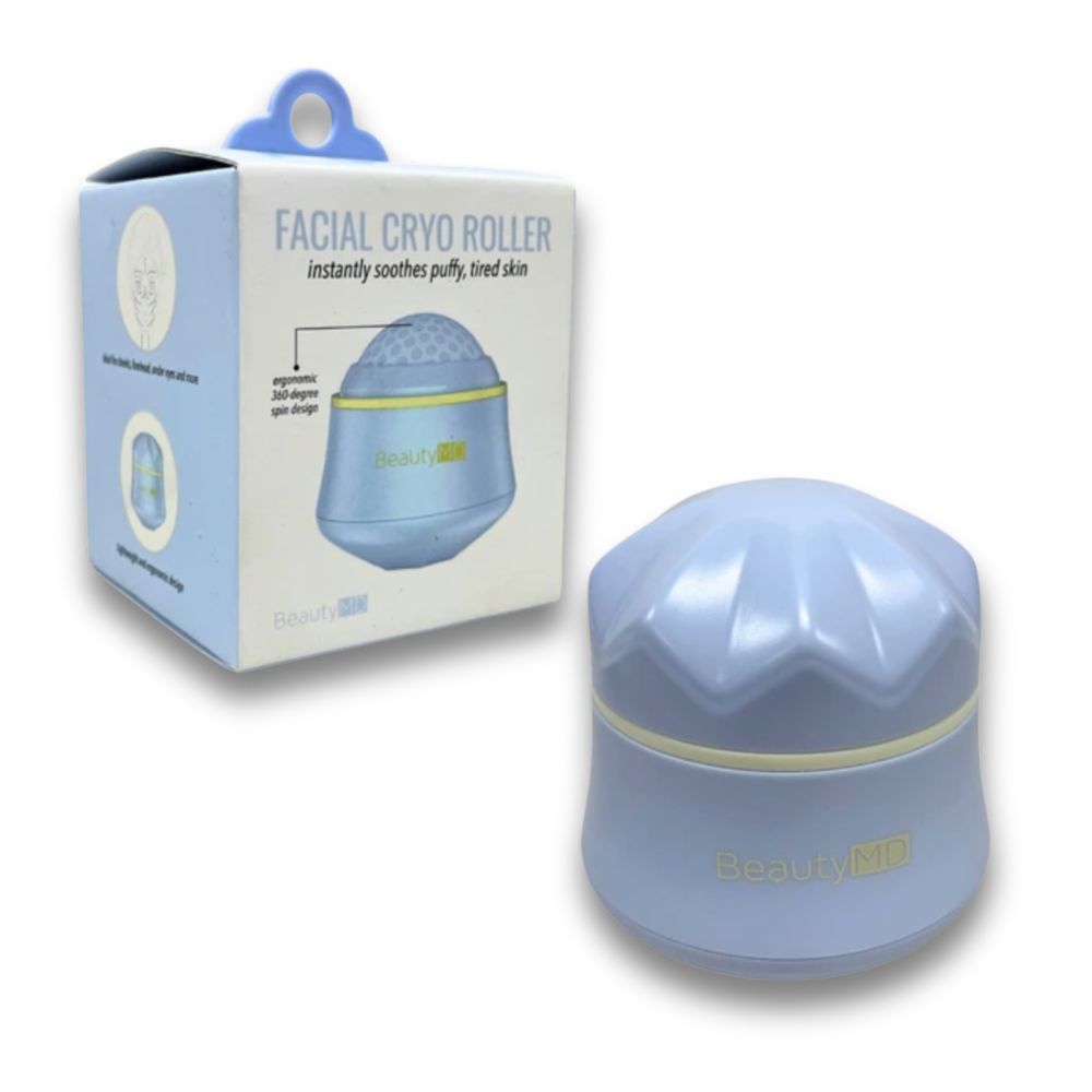 Facial Cooling Cryo Roller - Instantly Refresh & Depuff Tired Skin with Soothing Cold Therapy